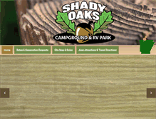 Tablet Screenshot of camptheoaks.com